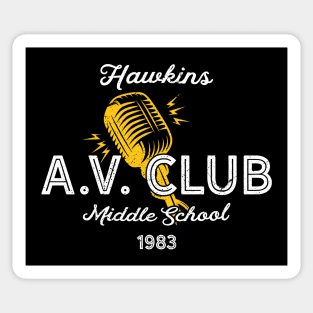 Hawkins Middle School A.V. Club Sticker